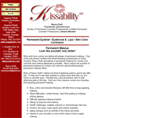 Tablet Screenshot of kissability.com